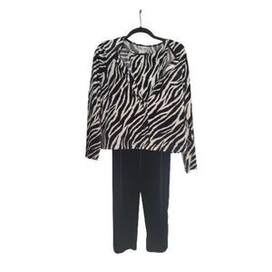 Robbie Bee Velour Pants, Tank, And Jacket 3 Piece Set Size 10P.